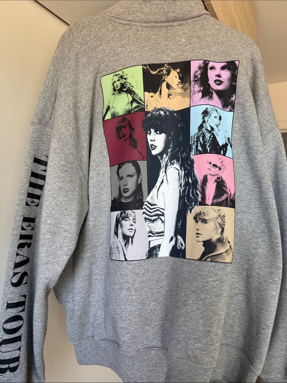 Gray Taylor Swift The Eras Tour Sweatshirt